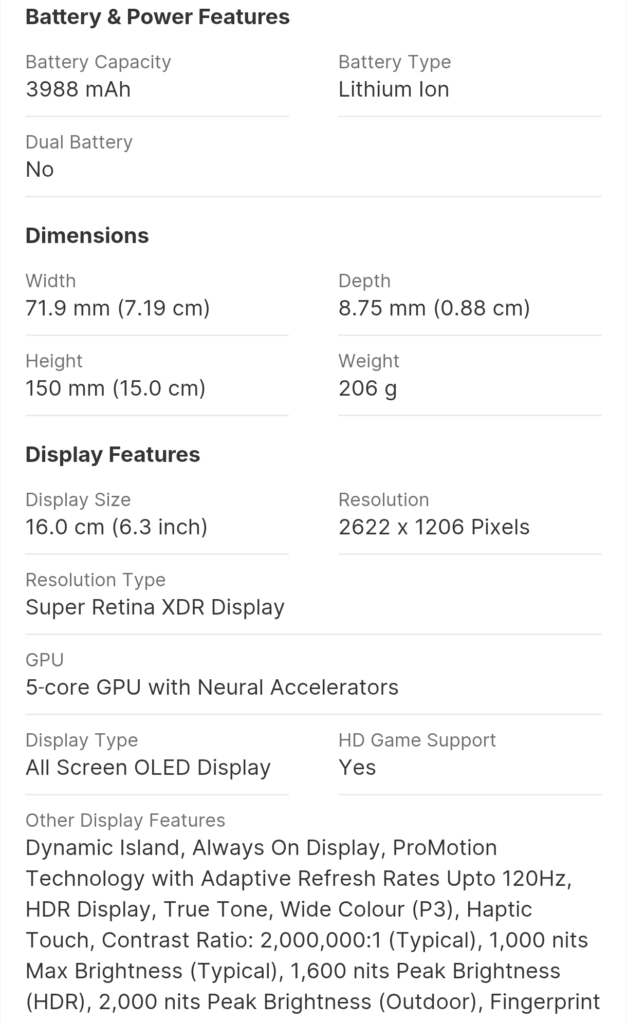 Description
