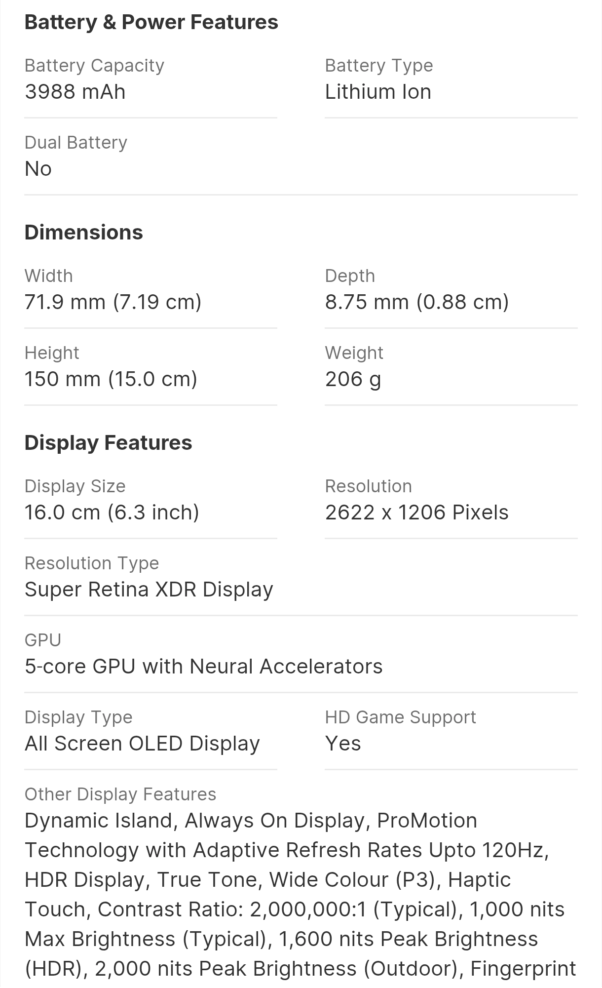 Description