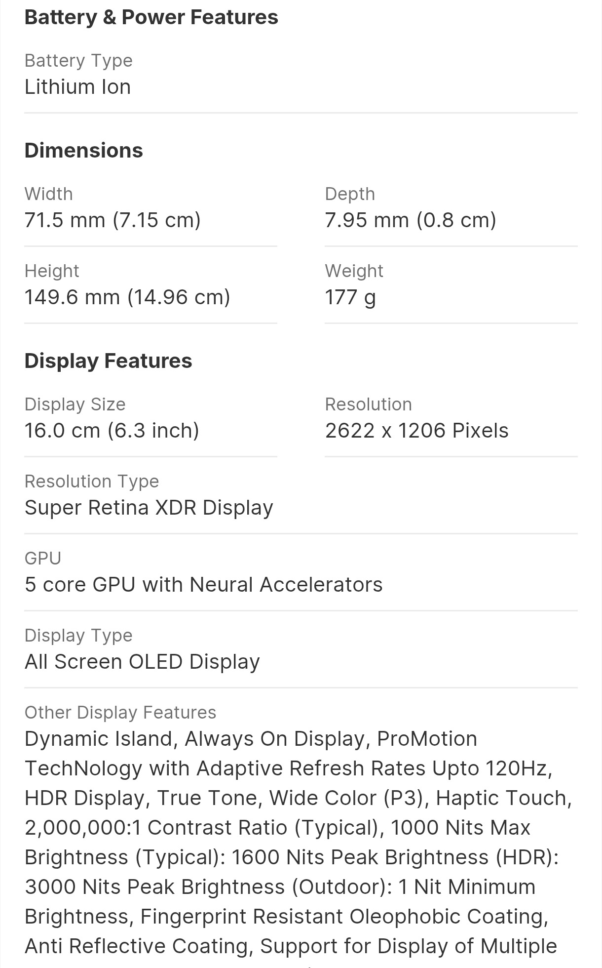Description