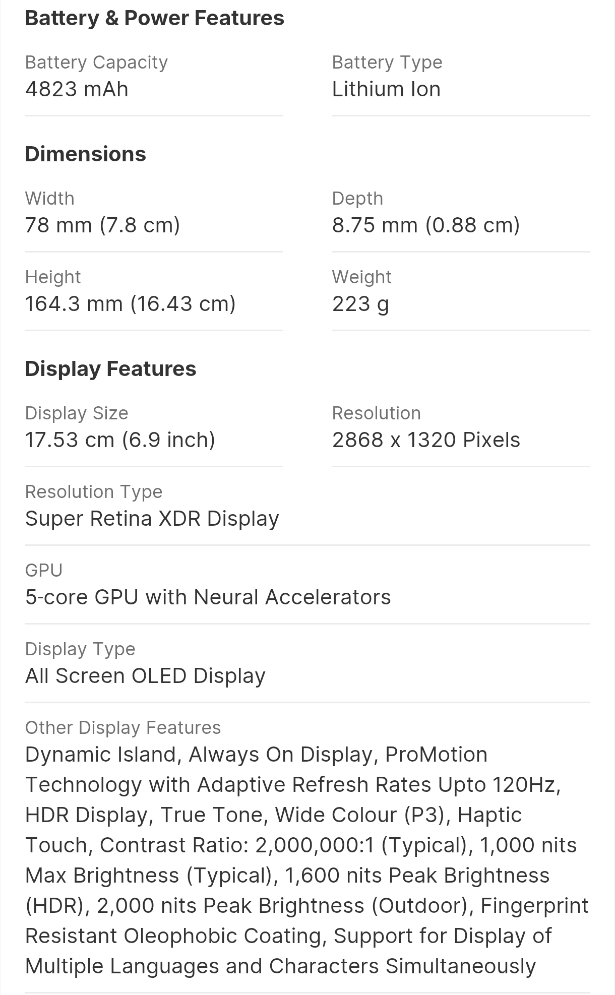 Description